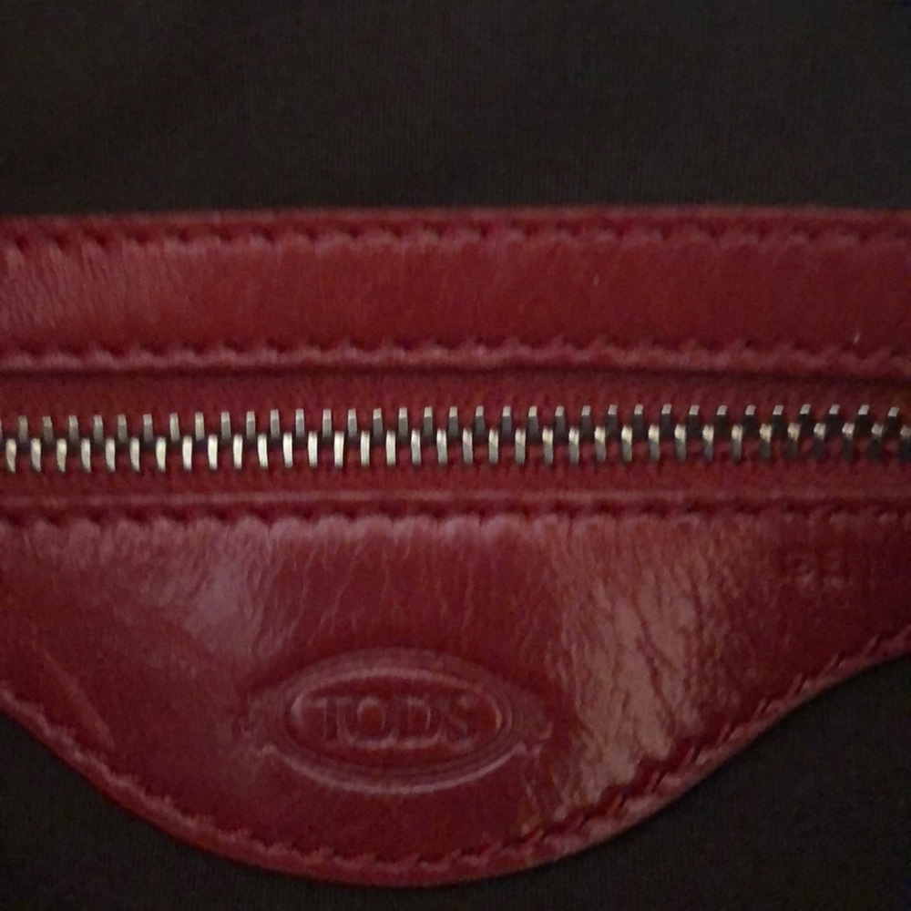 Tods Red Python handbag - Picture 7 of 8